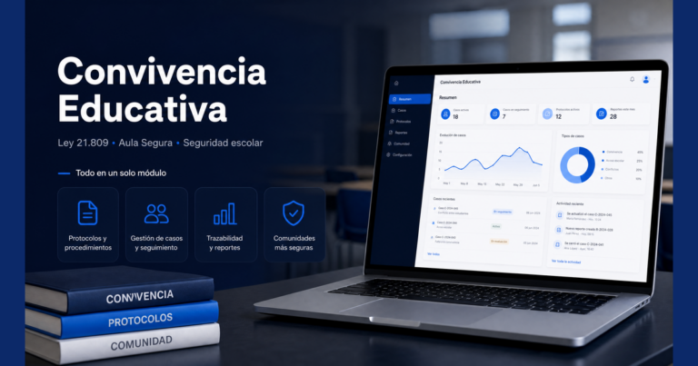 Convivencia Educativa, Ley 21.809, Aula Segura y seguridad escolar en un solo módulo